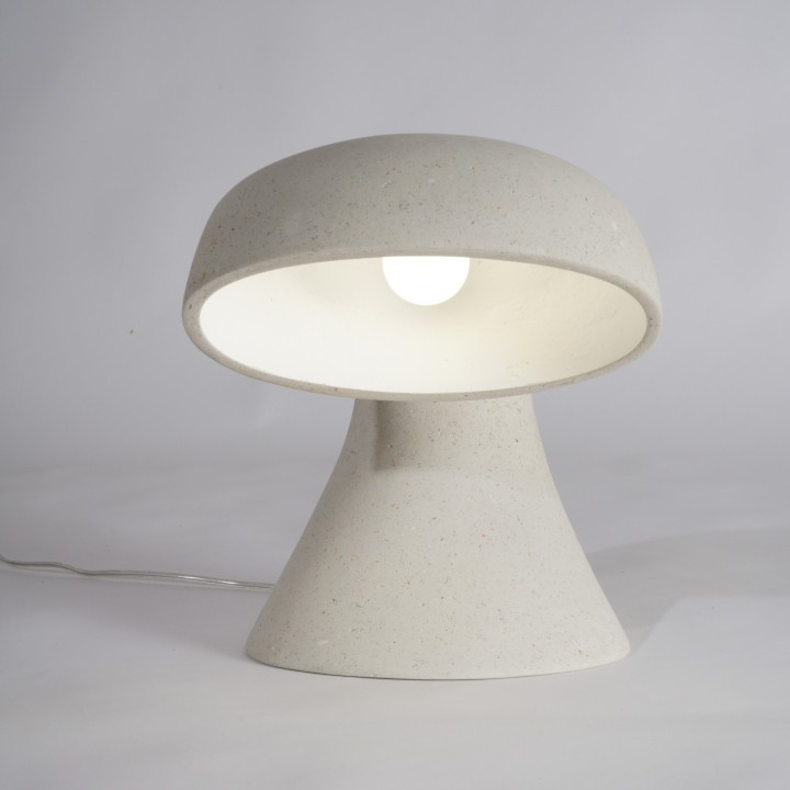 Invider Paps, table lamp in recycled paper | Henri Dejeant