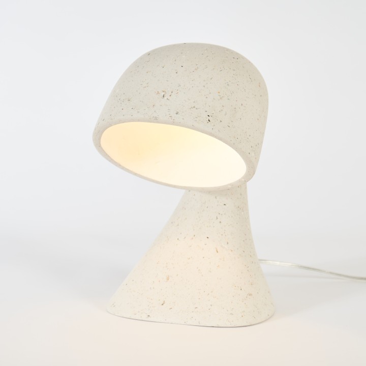 Invider Sista, bedside lamp in recycled paper | Henri Dejeant