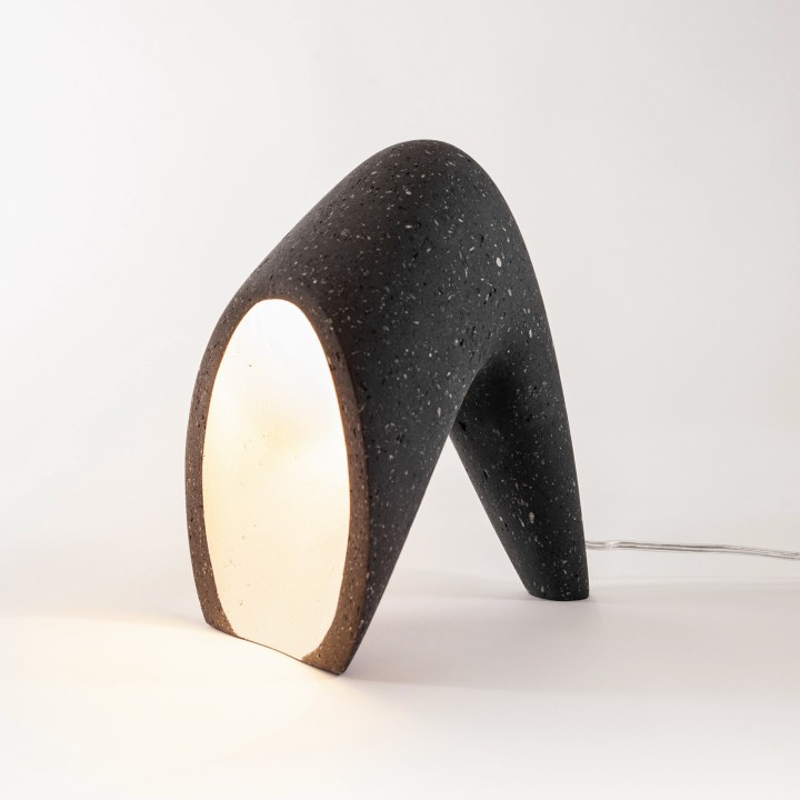 Kokiy, desk lamp in recycled paper | Henri Dejeant