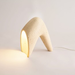 Kokiy, desk lamp in recycled paper | Henri Dejeant