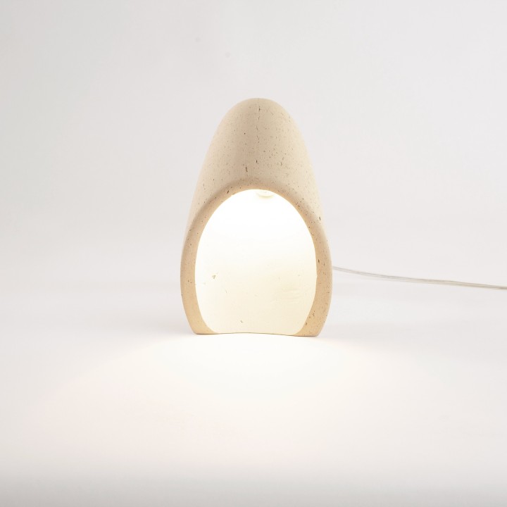 Kokiy, desk lamp in recycled paper | Henri Dejeant
