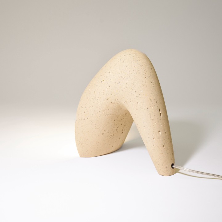 Kokiy, desk lamp in recycled paper | Henri Dejeant