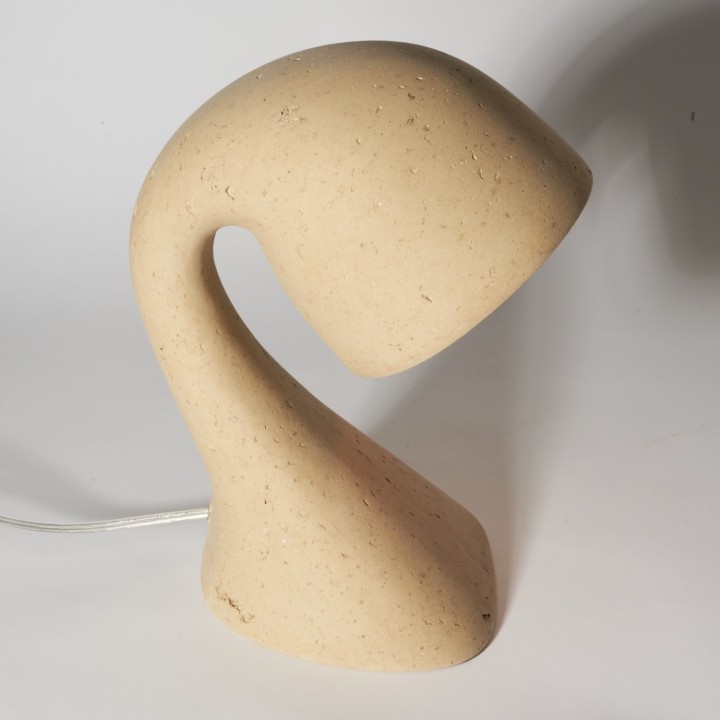Invider Sista, bedside lamp in recycled paper | Henri Dejeant