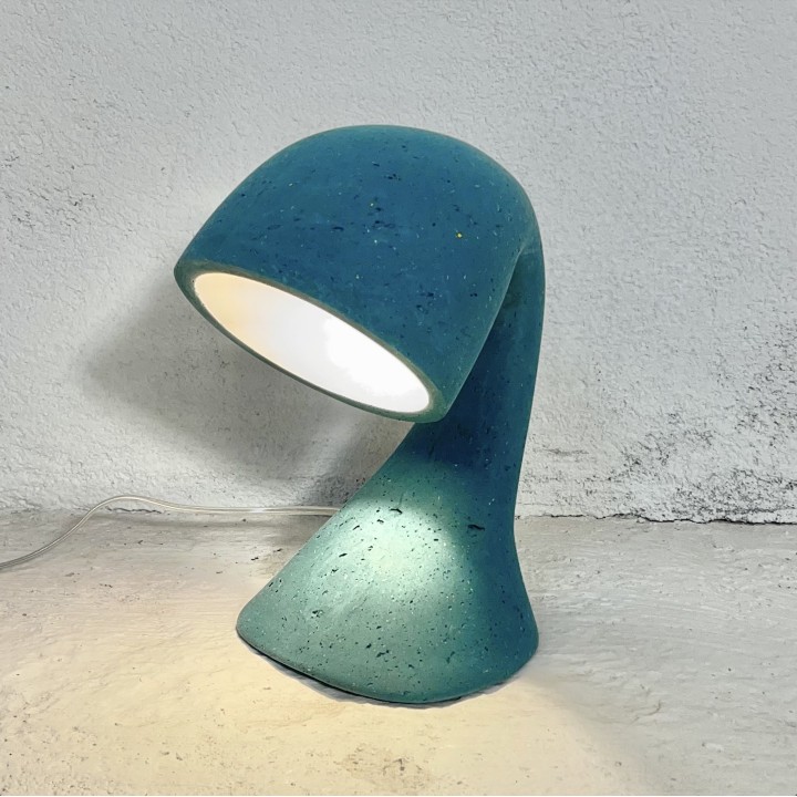 Lampe de chevet Invider Sista en pâte de papier recyclé — Atelier Henri Dejeant