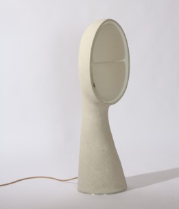 Amba 110, sculptural lamp in recycled paper | Henri Dejeant