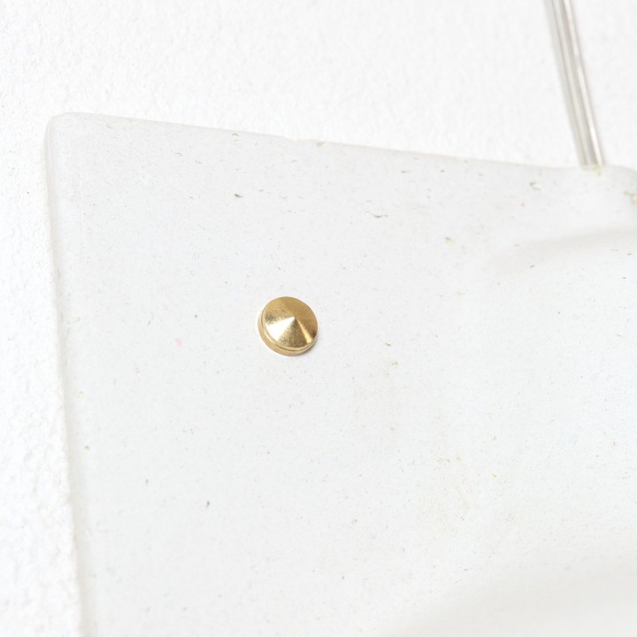 Applique Splitt en pâte de papier recyclé, teinte papier naturel — Atelier Henri Dejeant