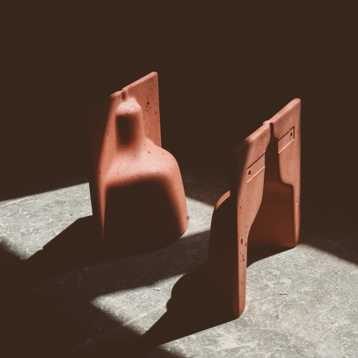 Splitt Wall Light — Brique