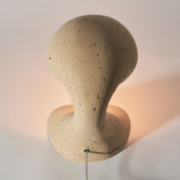 Invider Sista, bedside lamp in recycled paper | Henri Dejeant