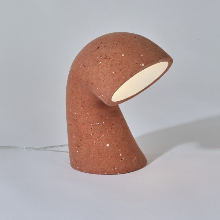 Invider Bro, table lamp in recycled paper | Henri Dejeant