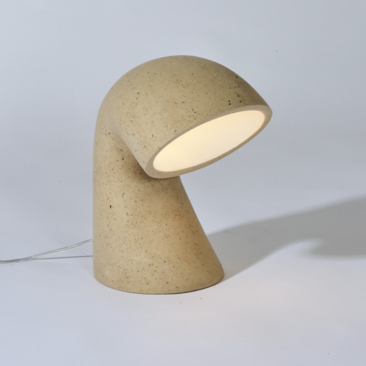 Invider Bro, table lamp in recycled paper | Henri Dejeant