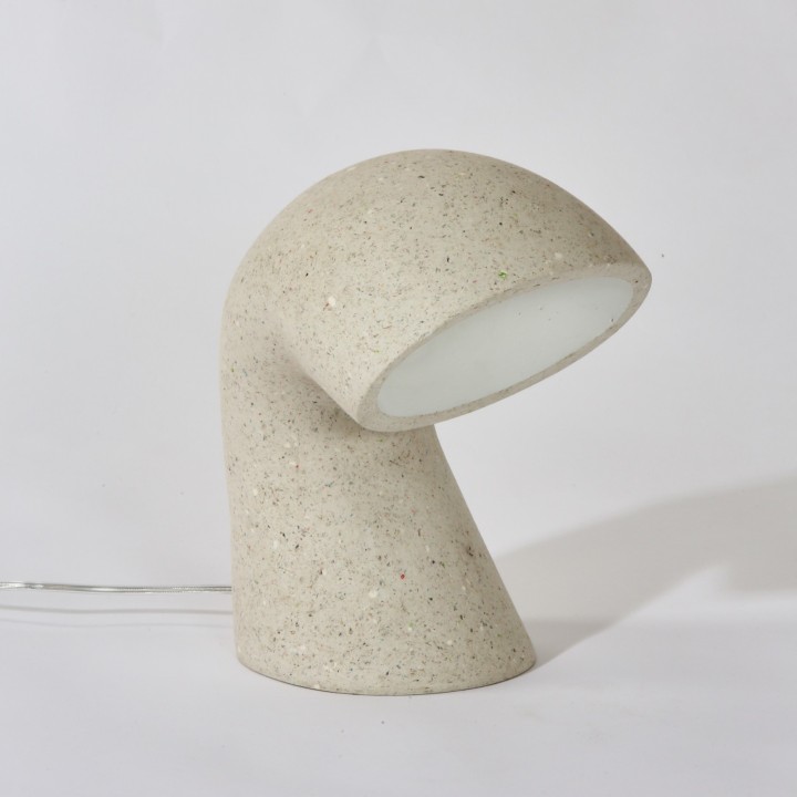 Invider Bro, table lamp in recycled paper | Henri Dejeant