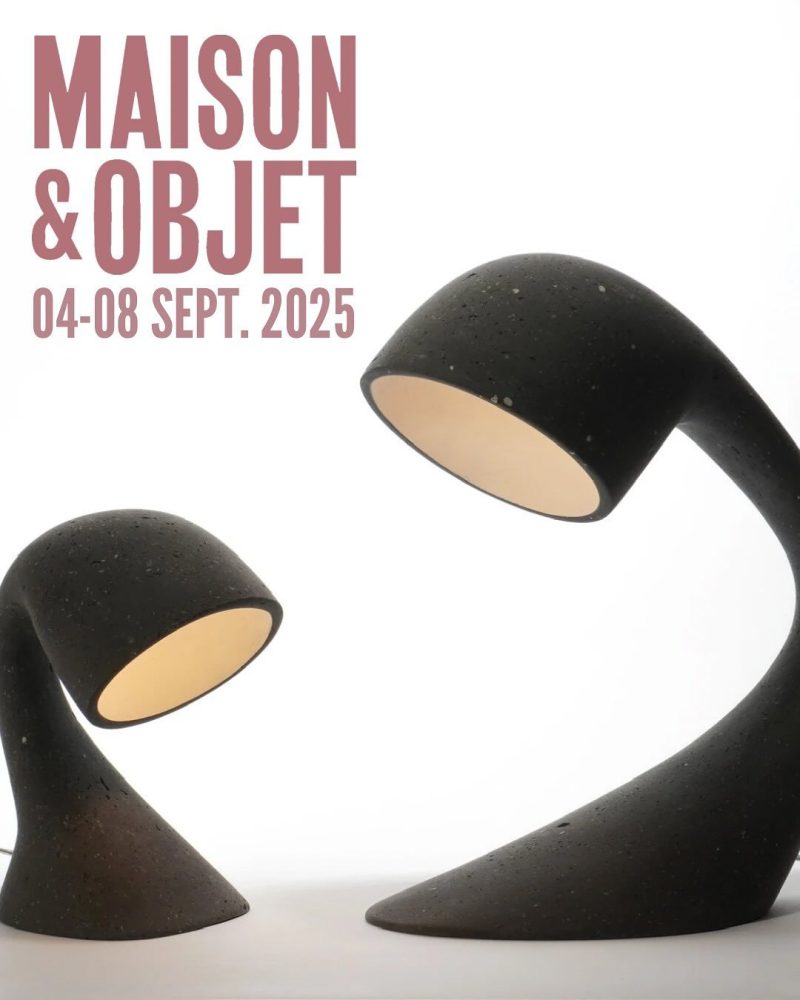 Dans quelques jours, je présenterai mon travail à Maison&Objet – Hall 5, espace Craft. Lampadaires sculpturaux, suspensi